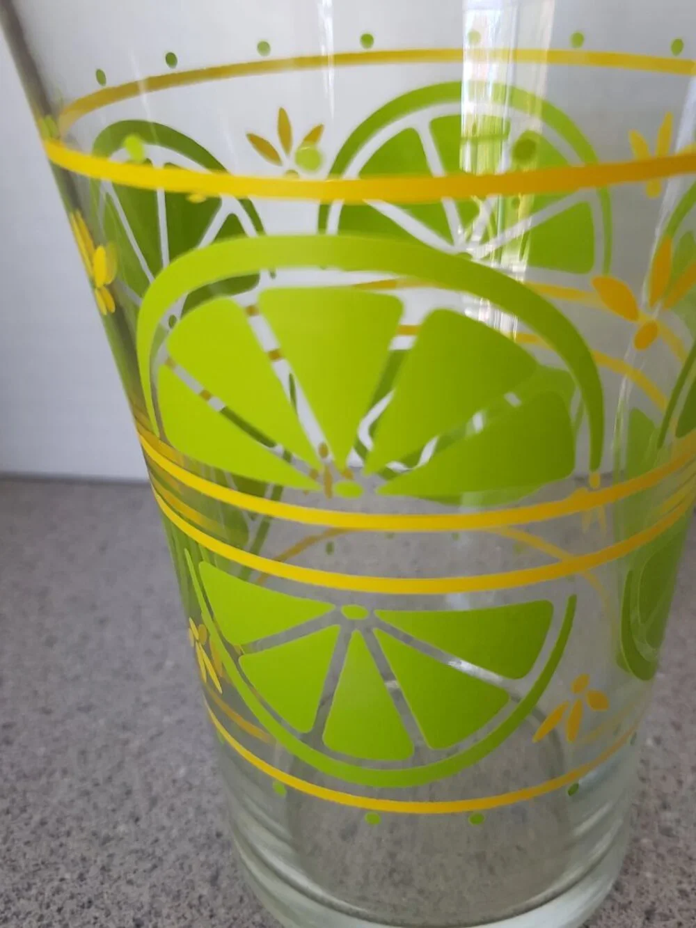 Vintage 1970’s Lemonade / Iced Tea glass
